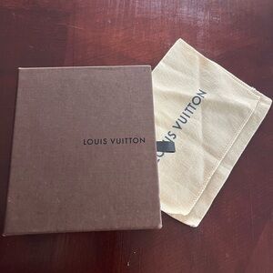 Louis Vuitton Brown Box with Cream Dust Bag